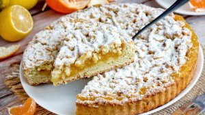 ТЁРТЫЙ ПИРОГ С ЦИТРУСОВОЙ НАЧИНКОЙ
