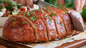 Гости смели со стола за минуту! Нереально сочный мясной рулет и хрустящие баклажаны к ужину