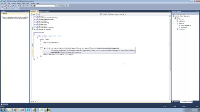 C# Beginners Tutorial - 145 - Capturing Screen смотреть онлайн
