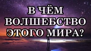 В ЧЁМ ВОЛШЕБСТВО ЭТОГО МИРА? Какие нужно выполнять условия для раскрытия безграничных возможностей?