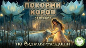 Кормление коров в день Виджая Экадаши, 13.02.2026г., Планета коров
