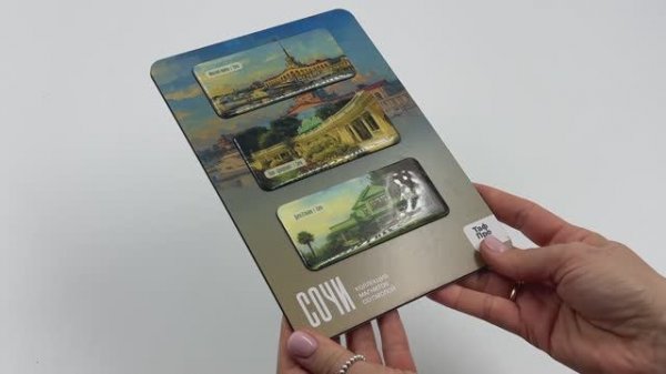 Коллекция магнитов со смолой