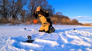 ОСТАВИЛ ЖЕРЛИЦЫ НА НОЧЬ В ДИКОМ ОМУТЕ И ЗАДОЛБАЛСЯ... Рыбалка на опасном льду.