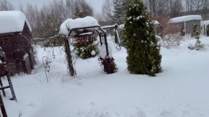 Свершилось, доехали. Проиграли в борьбе со снегом.