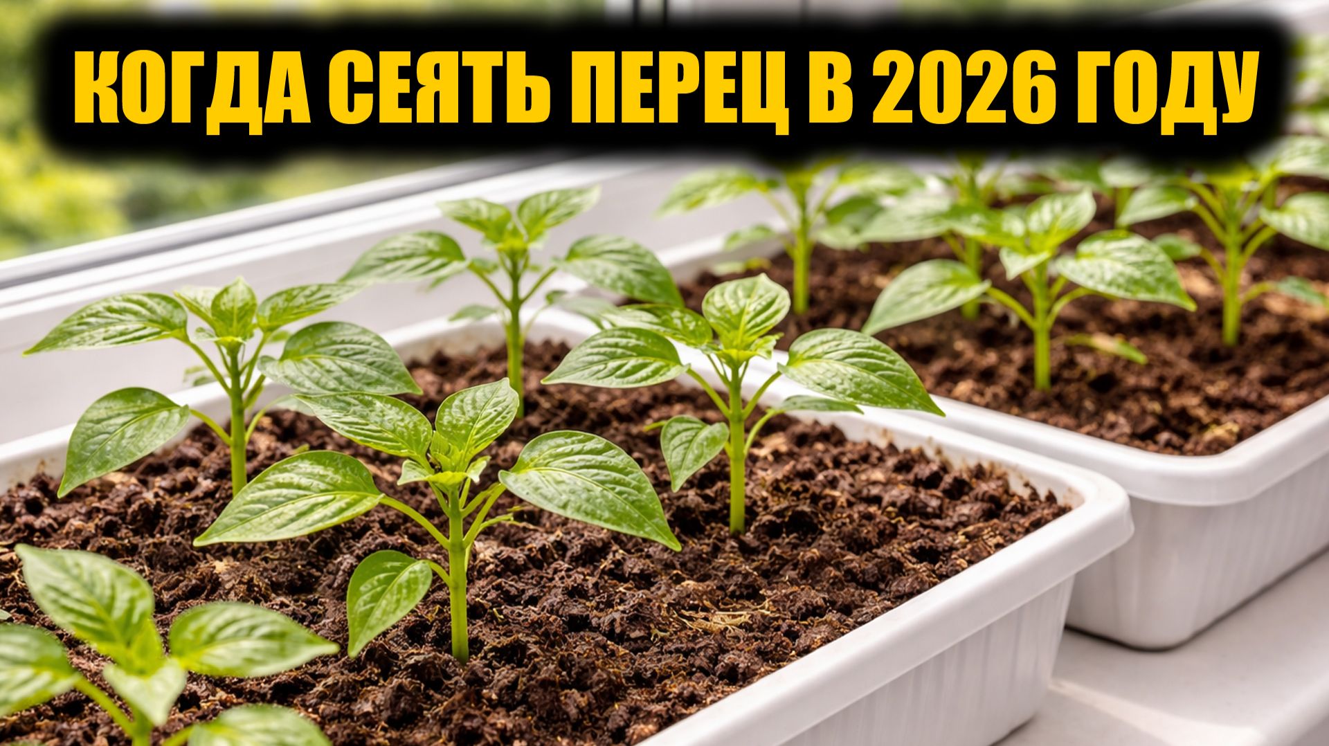 Когда сеять перец на рассаду в 2026 году для большого урожая, самые благоприятные дни в 2026 смотреть онлайн