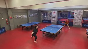 однажды Нельсон Д. - Чирков А. 10.02 после Малинового 400+ турнира по настольному теннису