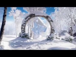 Две зимние заставки РЕН ТВ 2024-2025