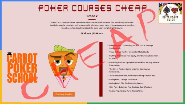 CARROT CORNER CARROT POKER SCHOOL GRADE 2