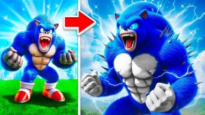 Прокачал Соника в Кинг Конг Соника в гта 5 !