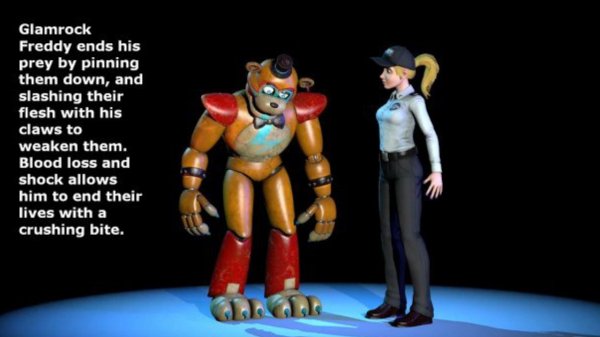 How the security breach animatronics end you mini compilation