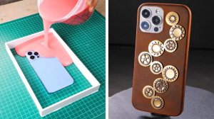 Силиконовый чехол для телефона своими руками. Простой и креативный мастер-класс 📱)