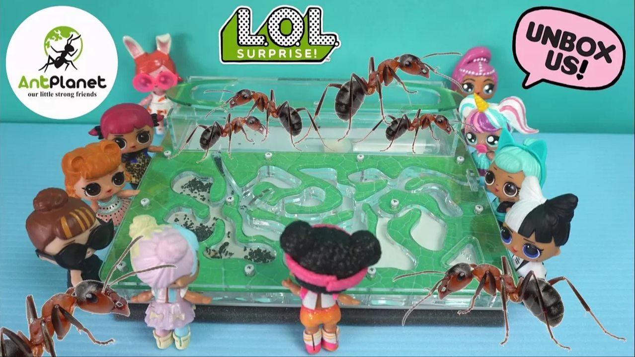 Муравьиная Ферма Обзор и распаковка в игровой форме Куклы ЛОЛ смотреть онлайн