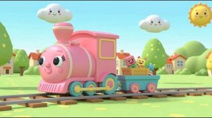 паровозик Санни помог своим друзьям синиму паравозику красному паравозику