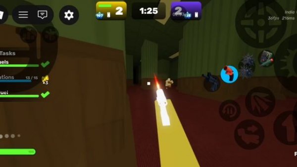 1 VS 1 Roblox RIVALS in Baccrooms