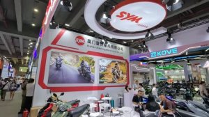 Мотоциклы SYM. Выставка CFAIR. Часть 60.