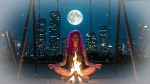 Медитация лунного костра с фортепиано