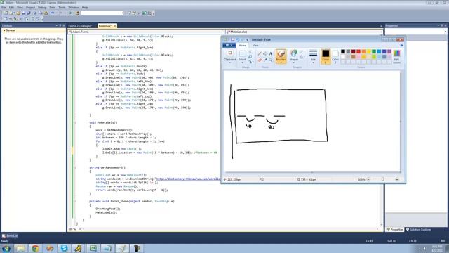 C# Beginners Tutorial - 161 - Project 3 Hang Man, Making the Labels pt 2 смотреть онлайн