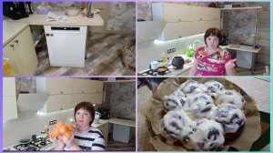 Гороховый суп в казане.Снова синабоны