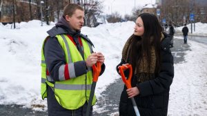 Снег-кормилец. Снегопад в Москве глазами дворников