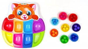 Котик-Сортёр изучаем ЦВЕТА