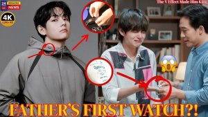 Чтобы Тэхён не плакал, отец подарил ему такие же часы, что теперь у Чонгука, от «Hublot»