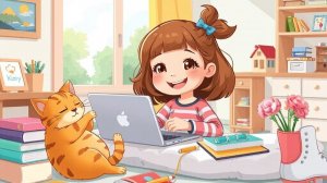 Песенка про Лизу и кота Кузю на стихи Лилии Кликич