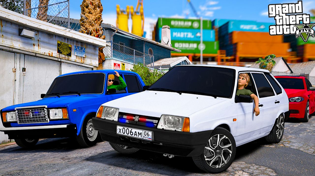 ОПЕРСКАЯ ЕЗДА В GTA 5 - ВОССТАНОВИЛИ ЗАБРОШЕННУЮ ДЕВЯТКУ! ВАЗ 2109 С САЛОНОМ ОТ ЛАДЫ ПРИОРЫ! 🌊ВОТЕР смотреть онлайн