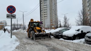 Уборка снега в усиленном режиме