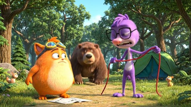 "Поставили палатку. Поймали медведя. Искупались. 🏕️🐻💦" смотреть онлайн