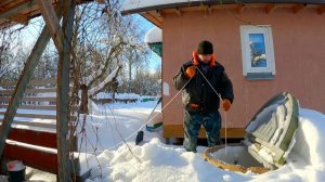 Колодец катастрофически пустеет, но все отлично! И деревенские будни февраля!