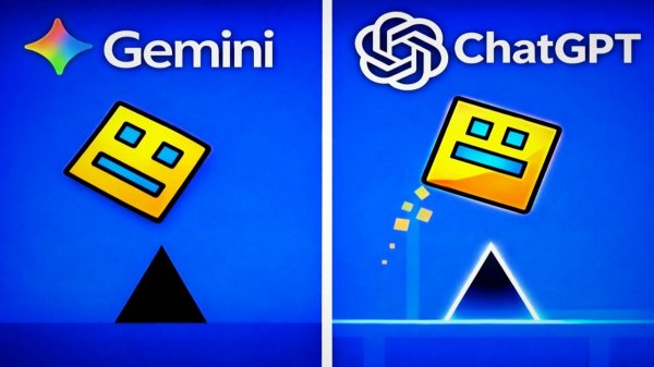 ChatGPT против Gemini: создают Geometry Dash за 35 минут
