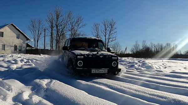 Трактор тянет ниву ! Опять застрял ! ХУТОР В ЛЕСУ №976