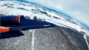 Сквозь облака и снег на Л-39