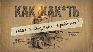 Туалет в блэкауте： что делать, если канализация не рабо
