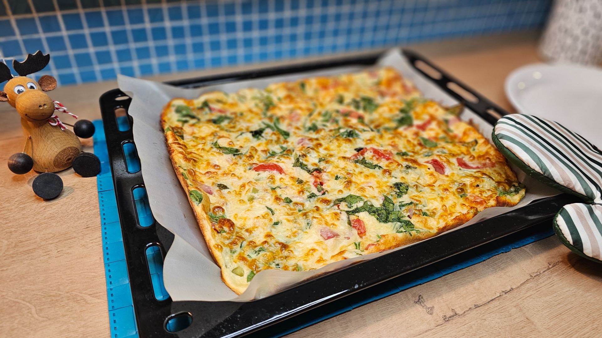 🔥экспресс-пицца без раскатывания и дрожжей! наливное тесто 👌 смотреть онлайн