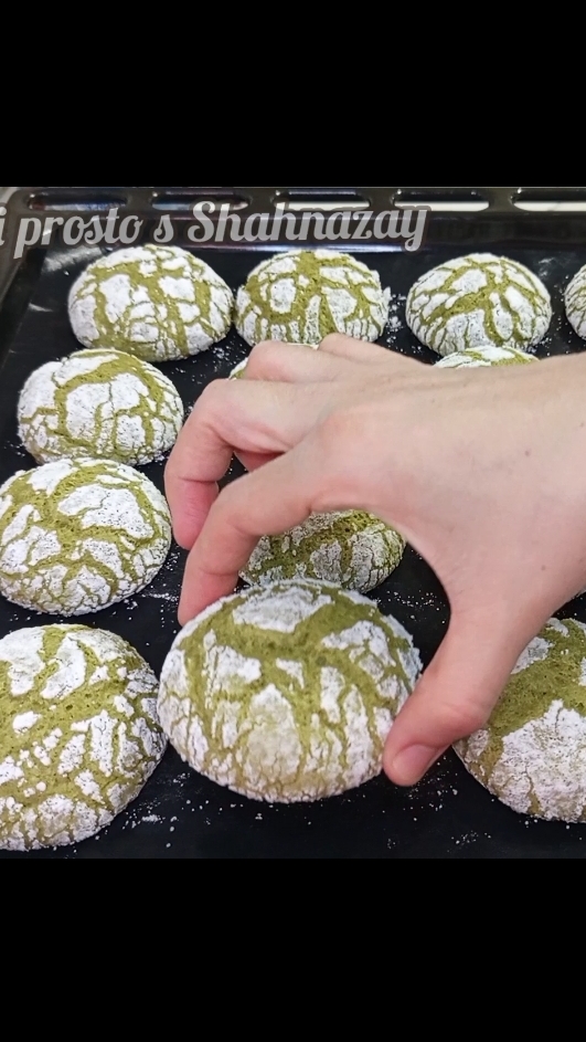 Мраморнае Мятное печенье с трещинами!