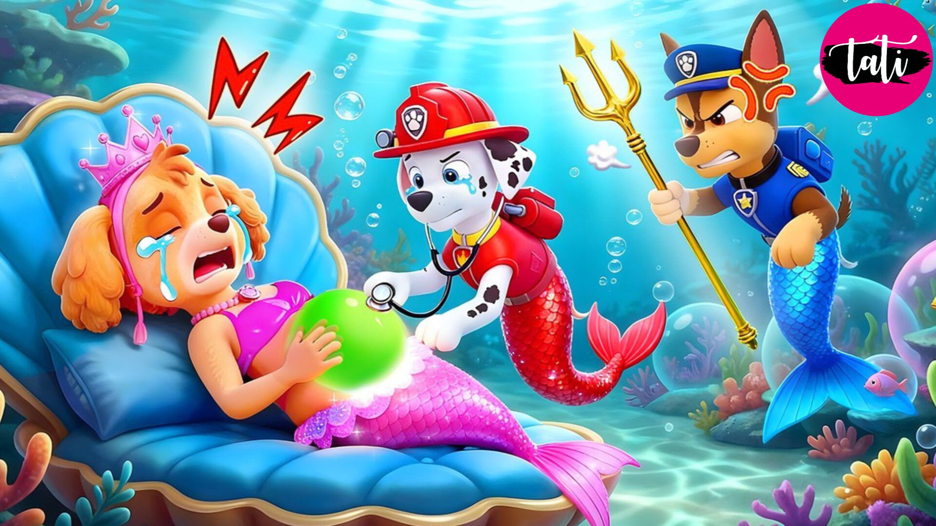 Щенячий патруль и Маршалл. Залипательное видео. Мультфильм для детей и малышей. Анимация 236 смотреть онлайн