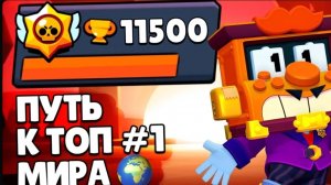 ПУТЬ К ТОП 1 МИРА! Прокачал АККАУНТ С НУЛЯ в Бравл Старс! #бравлстарс