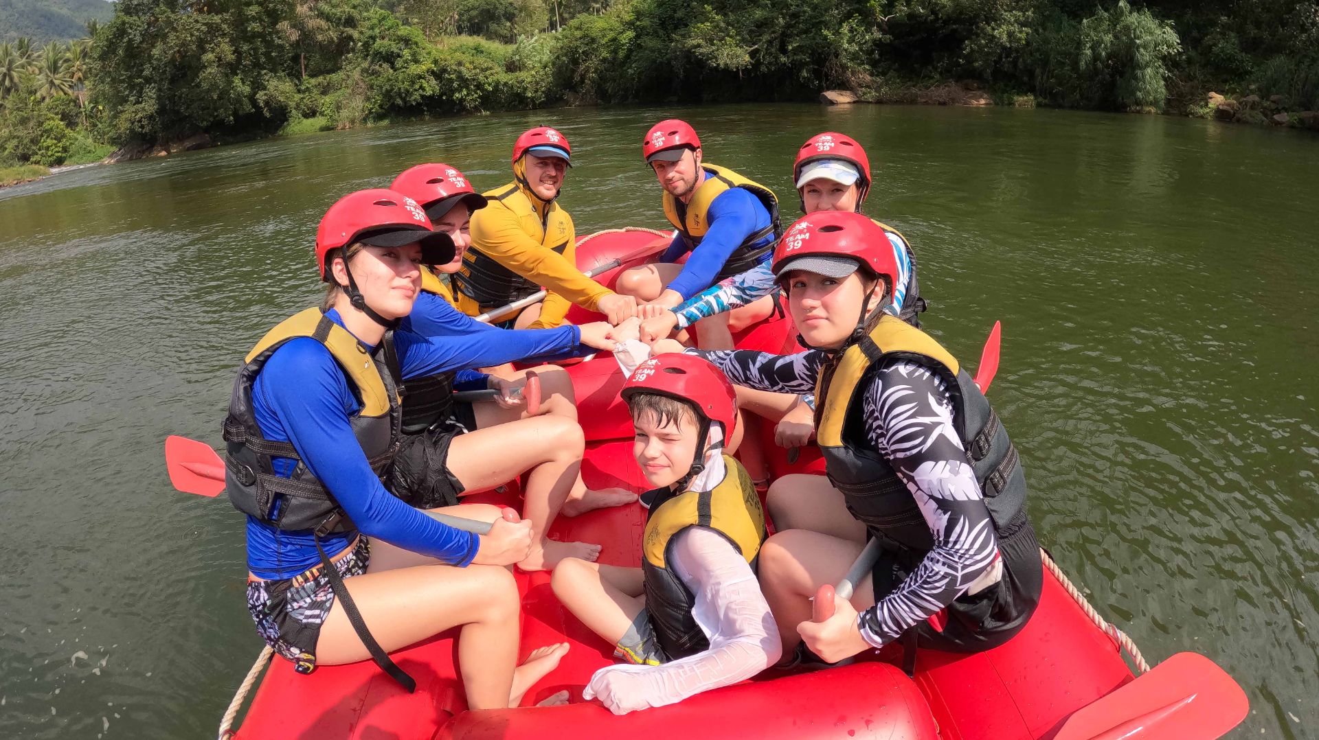 Рафтинг побеждая страх