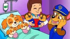 МУЛЬТИК ЩЕНЯЧИЙ ПАТРУЛЬ. СКАЙ И ТРОЕ ЩЕНКОВ