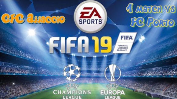 Fifa 19. 4 season UEFA Champions League Qualifies 1 Round FC Porto - GFC Ajaccio 1 match смотреть онлайн