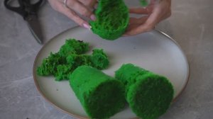 Бисквитный МОХ для декора ТОРТОВ, ДЕСЕРТОВ, ПИРОЖНЫХ!