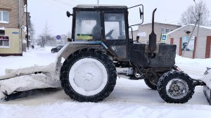 очистка дорог от снега 190 часть