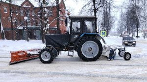 очистка дорог от снега 189 часть