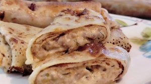 ВКУСНЕЙШИЙ БЛИНЧИКИ С ОЧЕНЬ НЕОБЫЧНОЙ НАЧИНКОЙ