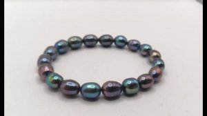 Браслет Жемчуг барочный (Китай культивированный).