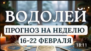 ВОДОЛЕЙ ЭТО КРИТИЧЕСКИ ВАЖНАЯ НЕДЕЛЯ В ВАШЕЙ ЖИЗНИ ПРОГНОЗ НА НЕДЕЛЮ С 16 ПО 22 ФЕВРАЛЯ 2026