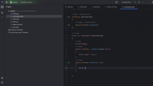 Поведенческий шаблон проектирования Command. PHP