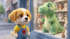 У щенка нет денег на плюшевого динозаврика 😢🦖 Мамин труд приносит волшебный сюрприз 🐶❤️