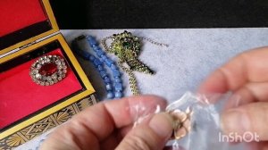 189. Распаковываем посылки вместе. Винтажная чехословацкая, немецкая и советская бижутерия. Часть 1.